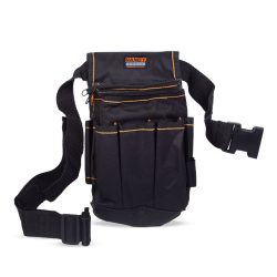   Multifunkciós szerszámtartó öv - 15 x 20 x 10 cm - fekete