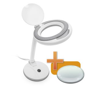 LED lámpa - nagyító lencsével - 4" - 100 mm