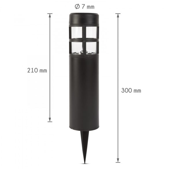 LED szolár lámpa - 30 cm - melegfehér 11228