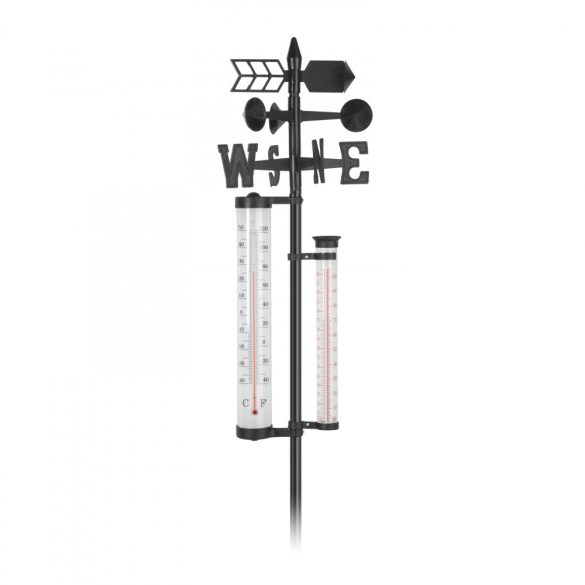 Kerti időjárás állomás - hőmérő, esőmérő, szélmérő - 145 cm 11278