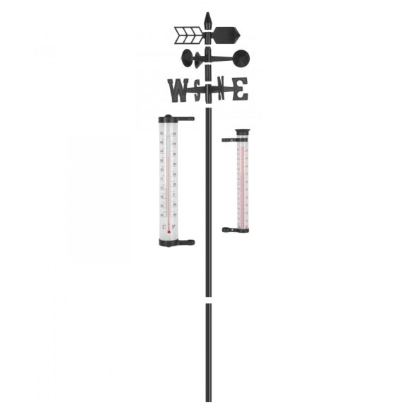 Kerti időjárás állomás - hőmérő, esőmérő, szélmérő - 145 cm 11278