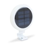 Szolár ereszcsatorna fény - 3 hidegfehér SMD LED - fehér - 11 x 2,6 cm