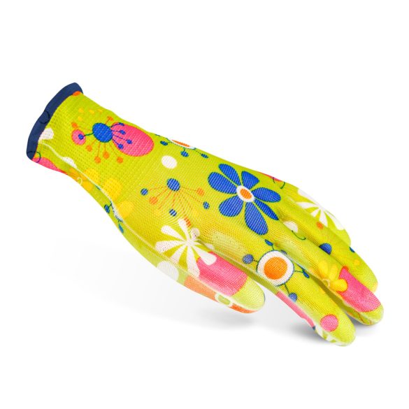 Mintás kerti kesztyű