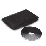 Szúnyogháló ablakra - 130 x 150 cm - fekete