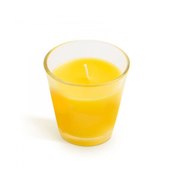 Citronella illatgyertya pohár - 6,5 x 6,5 cm 11690B