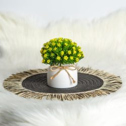   Műnövény dekoráció - apró virág - 3 féle - 18 x 8,5 cm