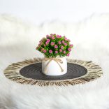 Műnövény dekoráció - apró virág - 3 féle - 18 x 8,5 cm