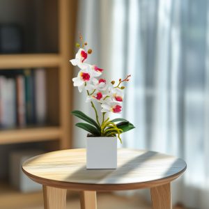 Műnövény dekoráció - orchidea - 3 féle - 37 cm