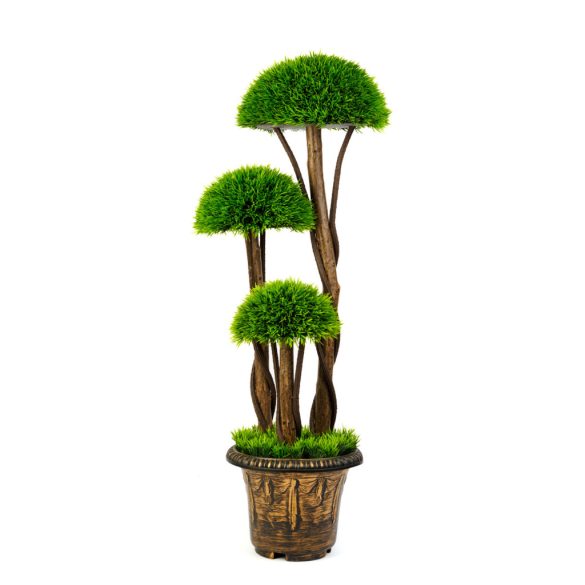 Műnövény dekoráció - gömb buxus fa - 90 cm