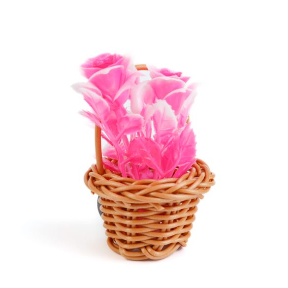 Műnövény dekoráció - mágneses - többféle - 7 x 4,7 x 4,7 cm