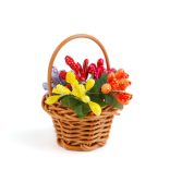 Műnövény dekoráció - mágneses - többféle - 7 x 4,7 x 4,7 cm