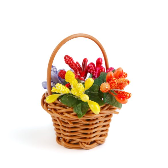 Műnövény dekoráció - mágneses - többféle - 7 x 4,7 x 4,7 cm