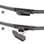 Ablaktörlő 14"/35 cm - 10 db adapterrel