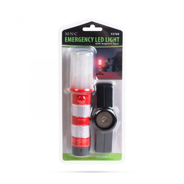 Elakadásjelző lámpa - mágneses - 6 piros LED - elemes 55760