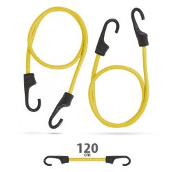   Professzionális gumipók szett - sárga - 120 cm x 8 mm - 2 db / csomag  55761D