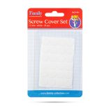 Csavartakaró szett - 13 mm - fehér - 24 db / csomag