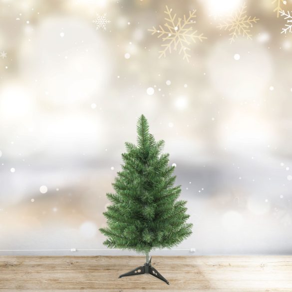 Műfenyő - 60 cm - Nordmann - PVC - sötétzöld