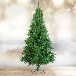 Műfenyő - 210 cm - Nordmann - PVC - sötétzöld