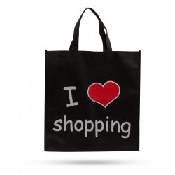  Bevásárlótáska - "I love shopping" - 40 x 40 cm 57033B