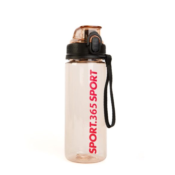 Sport kulacs - műanyag, átlátszó - 600 ml - 3 színben