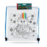 Színezhető tornazsák - 4 filccel - 33 x 27 cm - 2 féle