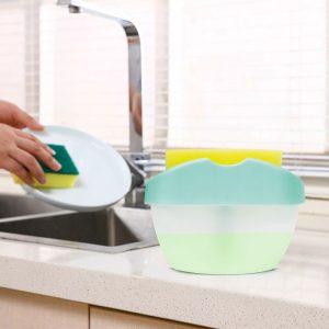 Pumpás mosogatószer adagoló + szivacs 57359