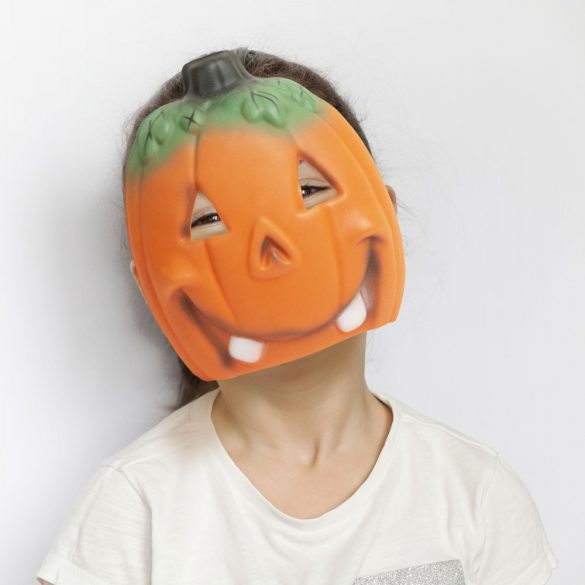 Halloween-i maszk - tök - narancssárga 58118A