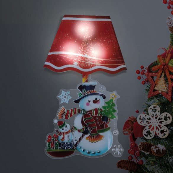Karácsonyi LED-es lámpa matrica - 17 x 28 cm  58257B