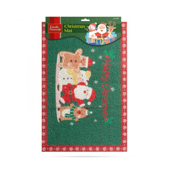 Karácsonyi lábtörlő - "Happy Christmas" - 60 x 40 cm 58280B