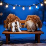 Karácsonyi skandináv manó - 30 cm