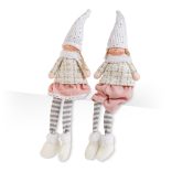 Baba dekoráció - lábbal - 46 cm - 2 féle