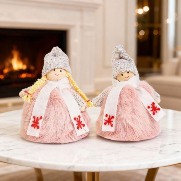 Dekorációs baba - 13 cm - 2 féle