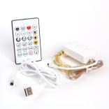 Smart fényfüzér - USB - 33 RGB LED - 5 m - Bluetooth