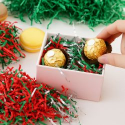 Karácsonyi dekoráció - 3 színű papír - 20 g