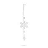 Karácsonyfadísz - hópehely - 2 féle