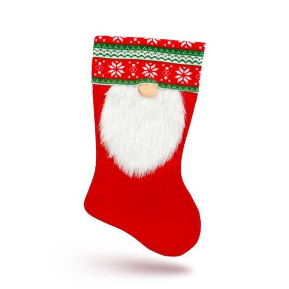 Karácsonyi csizma - 45 cm - textil - 2 féle