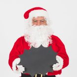 Mikulás szakáll - 33 x 25 cm - fehér