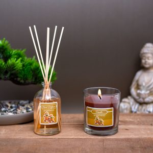 Illatgyertya és illatosító szett - mézeskalács - 120 g + 100 ml