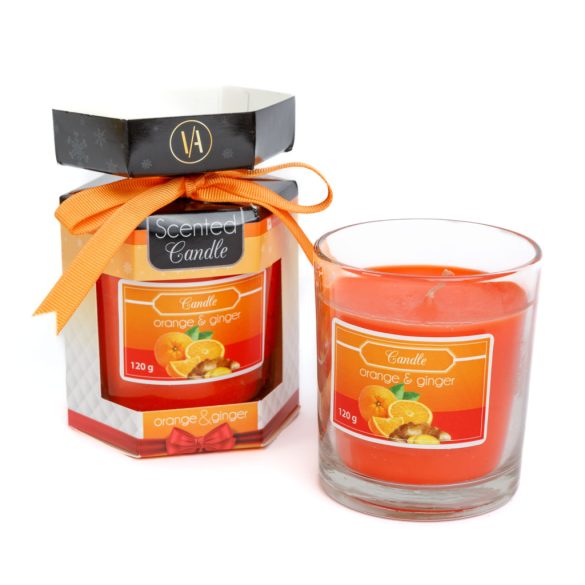 Illatgyertya - narancs & gyömbér - 120 g