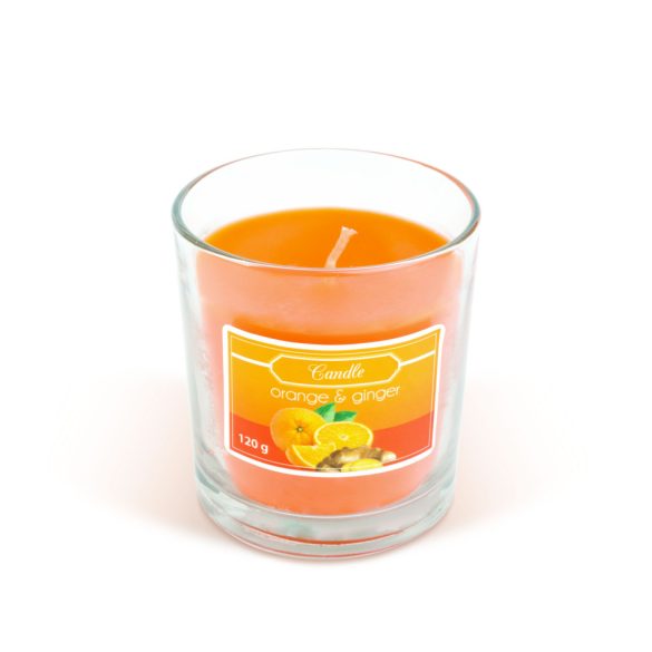 Illatgyertya - narancs & gyömbér - 120 g