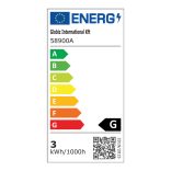 Fényfüzér - 50 db LED - melegfehér - hálózati - 5 m - 8 program