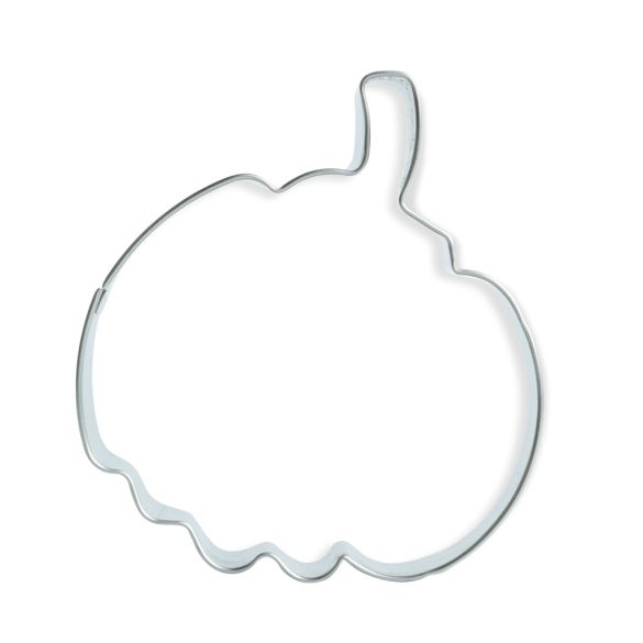 Sütikiszúró szett - levél és tök - fém - 8 cm - 2 db / szett