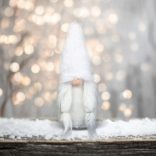 Textil dekoráció - manó - 22 x 8 x 8 cm