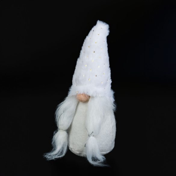 Textil dekoráció - manó - 22 x 8 x 8 cm