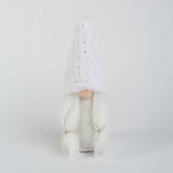 Textil dekoráció - manó - 22 x 8 x 8 cm