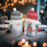 Karácsonyi skandináv manó - 20 x 11 x 8 cm - 2 féle