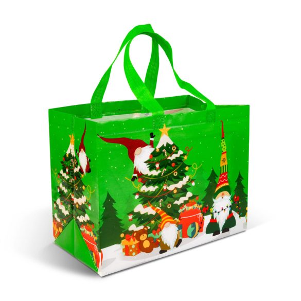 Karácsonyi ajándéktáska - 31 x 25 x 17 cm - 4 féle
