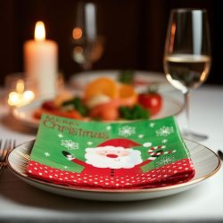   Karácsonyi papírszalvéta - Mikulás - 33 x 33 cm - 16 db / csomag