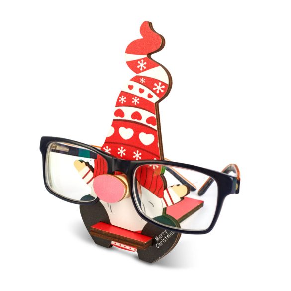 Karácsonyi dekoráció - asztali szemüvegtartó - 14 x 10 cm - 4 féle