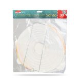 Karácsonyi lampion - Mikulás - papír - 30 cm